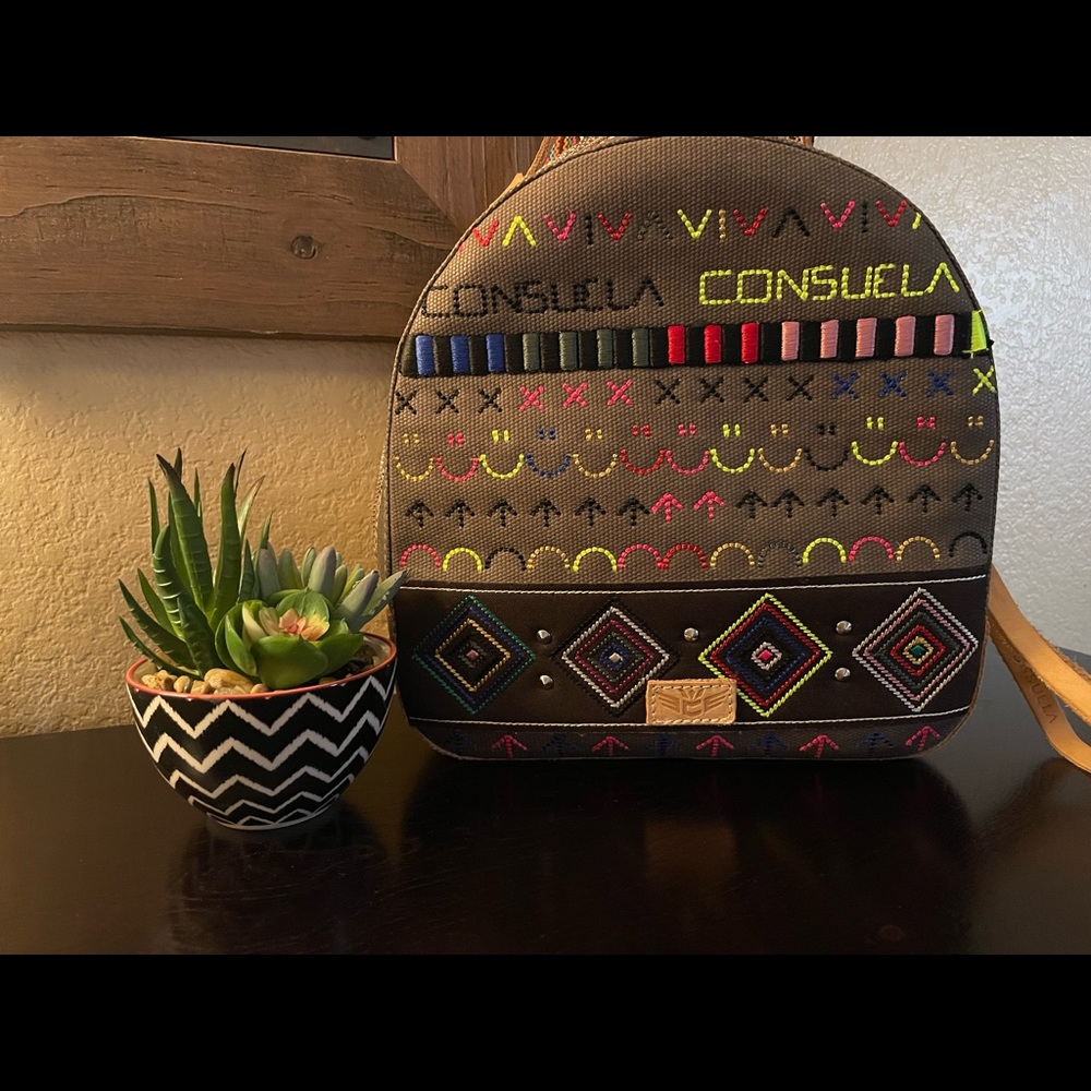 Authentic Consuela Ryan city canvas backpack
